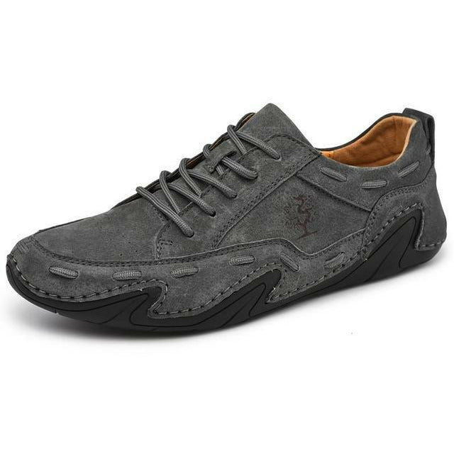 Men Fashion Leather Boots Casual Outdoor Light Ankle Shoes