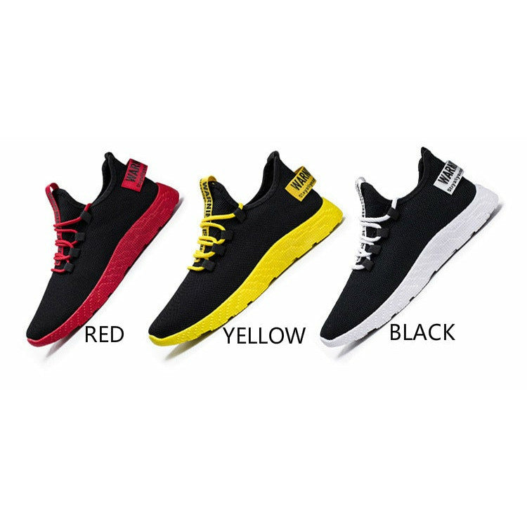 Men Sneakers Breathable Lace Up Mesh Shoes Casual Men Vulcanize Shoes