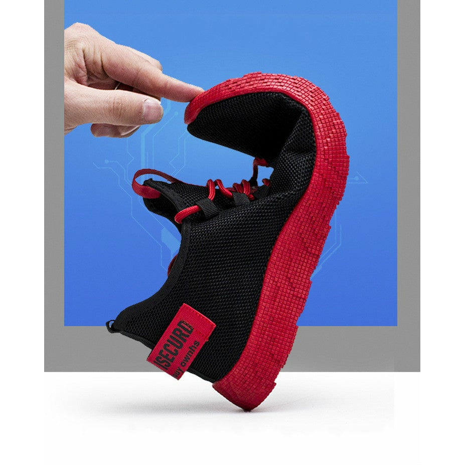 Men Sneakers Breathable Lace Up Mesh Shoes Casual Men Vulcanize Shoes
