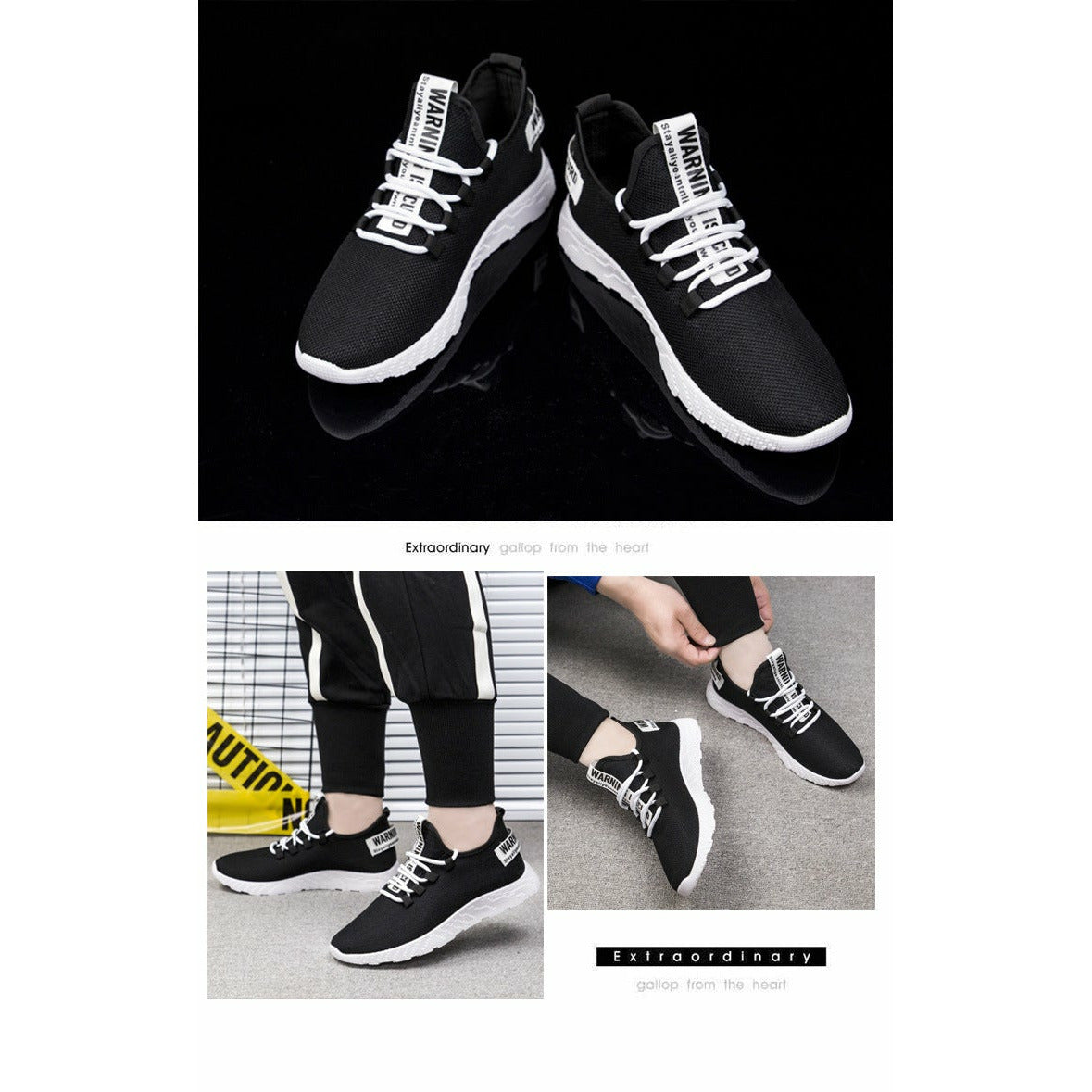 Men Sneakers Breathable Lace Up Mesh Shoes Casual Men Vulcanize Shoes