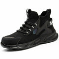 Male Work Safety Boots Steel Toe Shoes Puncture-Proof Men Work Sneakers
