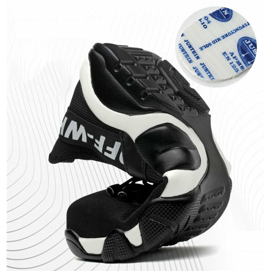 Men Steel Toe Running Shoes Lightweight Breathable Casual Sneaker Protective Boots