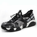 Men Steel Toe Running Shoes Lightweight Breathable Casual Sneaker Protective Boots