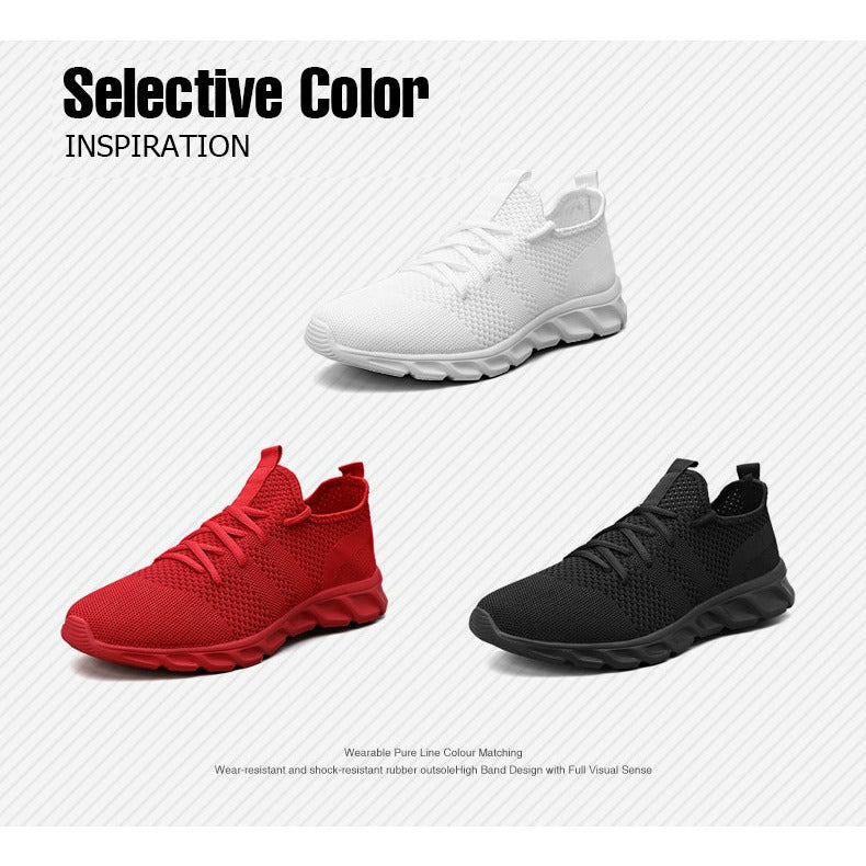 Comfortable Breathable Men's Sneaker Casual Antiskid Wear-Resistant Jogging Sports Shoes