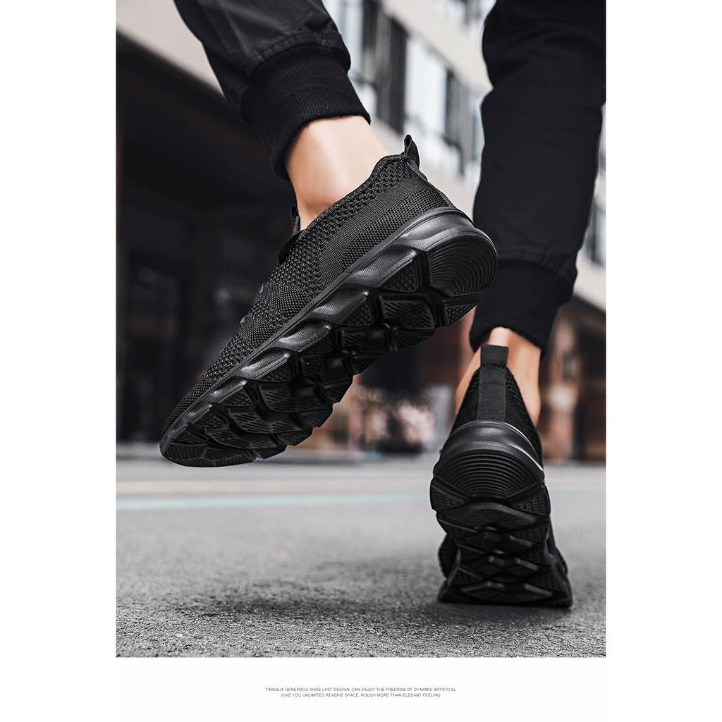 Comfortable Breathable Men's Sneaker Casual Antiskid Wear-Resistant Jogging Sports Shoes