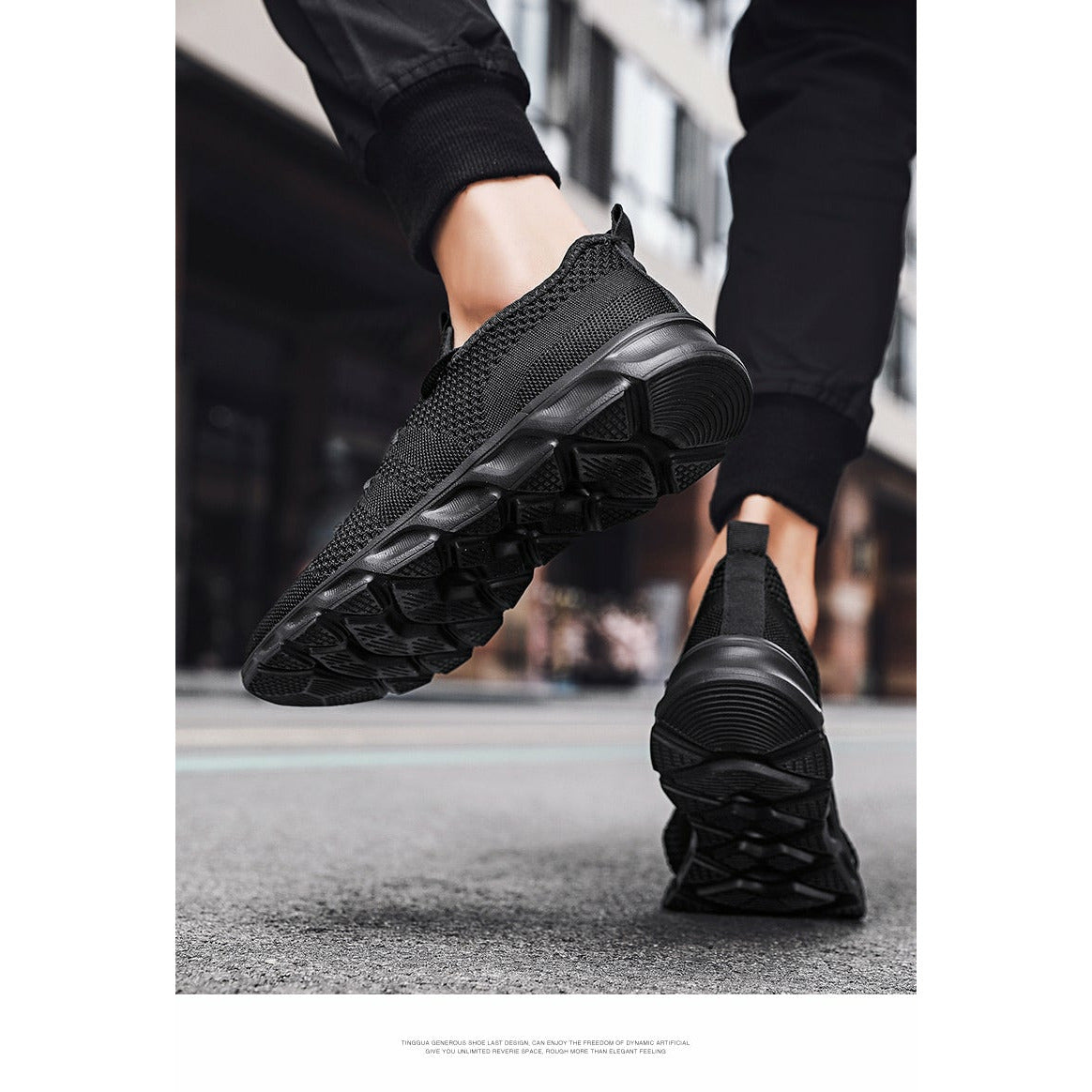Comfortable Breathable Men's Sneaker Casual Antiskid Wear-Resistant Jogging Sports Shoes