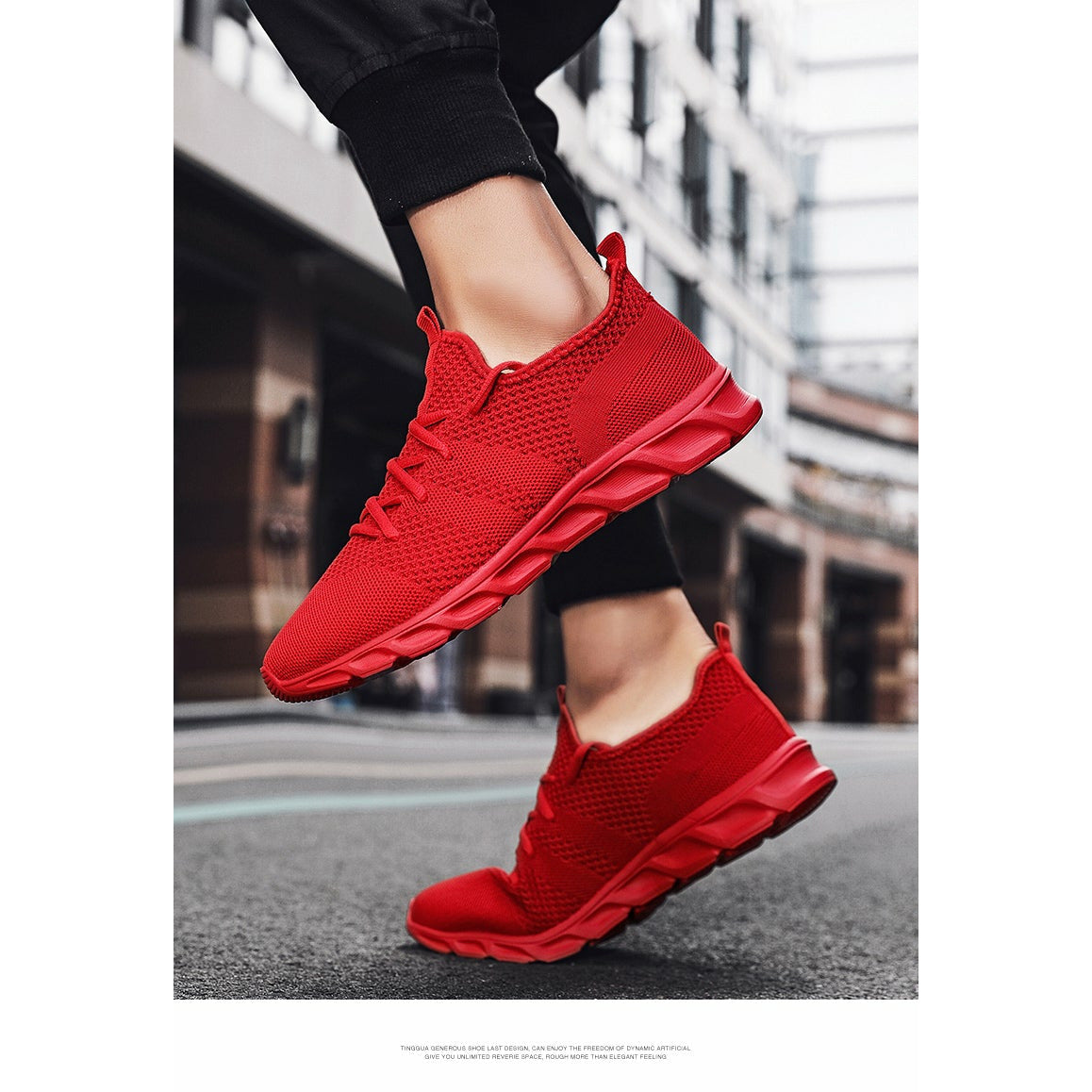 Comfortable Breathable Men's Sneaker Casual Antiskid Wear-Resistant Jogging Sports Shoes