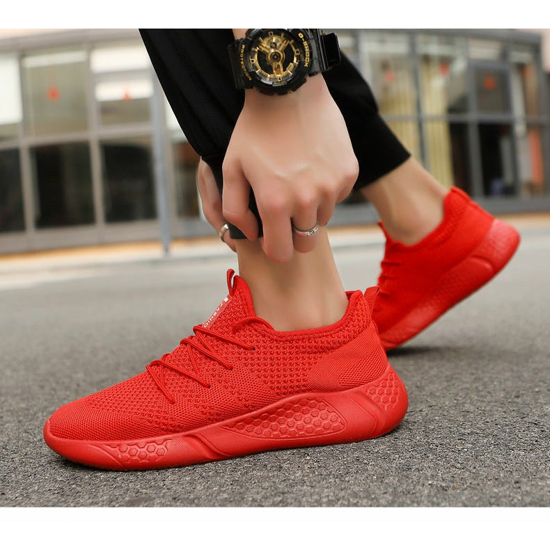 Comfortable Breathable Men's Sneaker Casual Antiskid Wear-Resistant Jogging Sports Shoes
