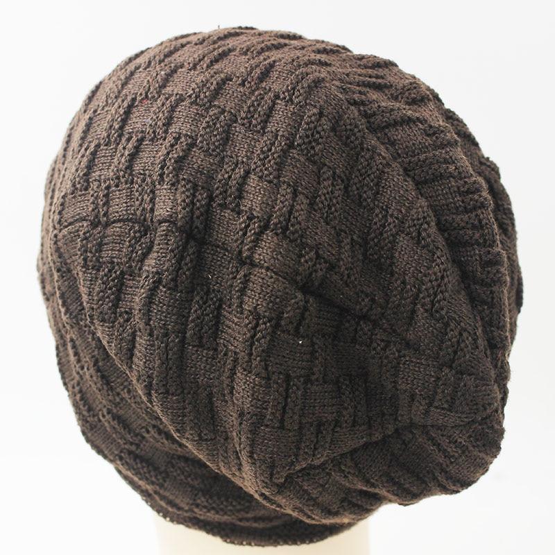 Einfarbige Hip-Hop Häkelmütze, Strickmütze oder Bonnet