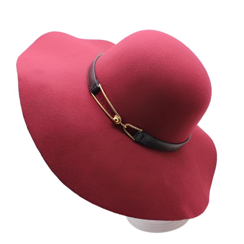 Vintage Felt Sun Floppy Hat for Men and Women