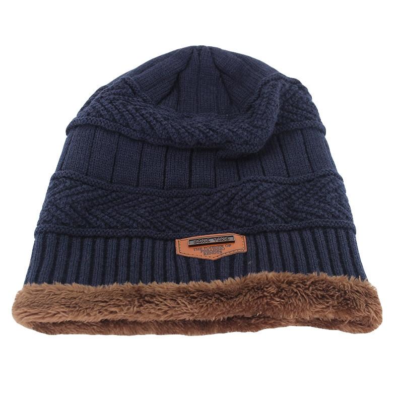 Wool Cotton Knit Hat, Beanie or Skullie
