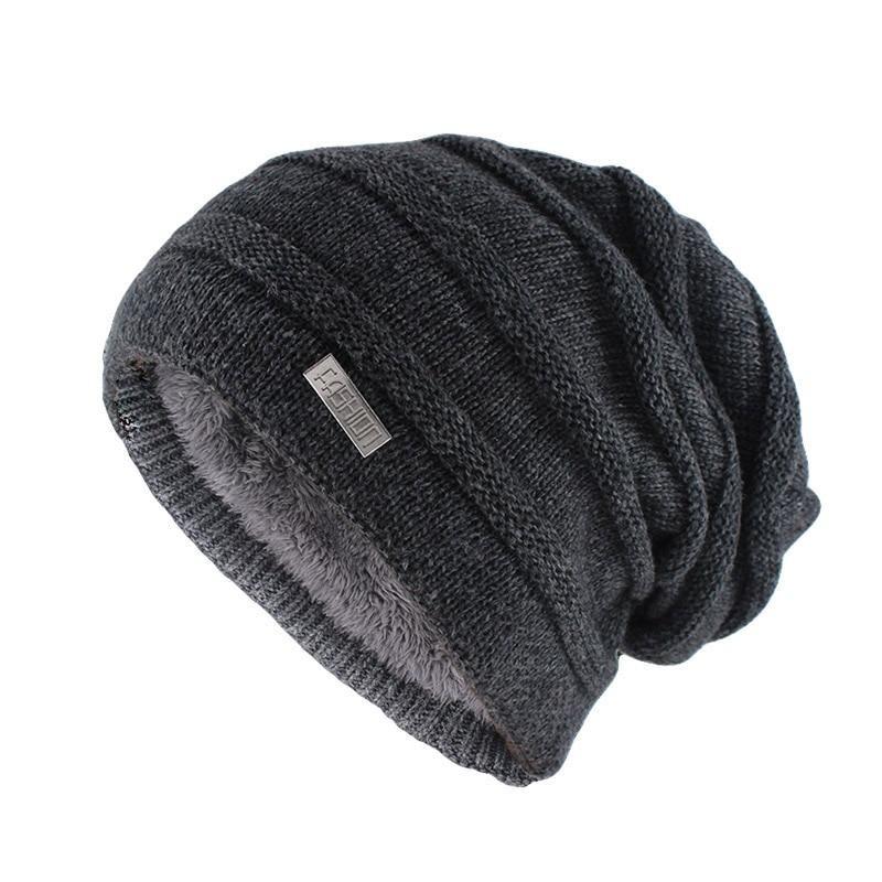 Striped Knit Winter Hat, Beanie or Skullie