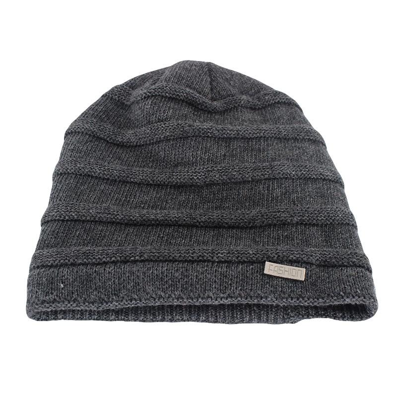 Striped Knit Winter Hat, Beanie or Skullie