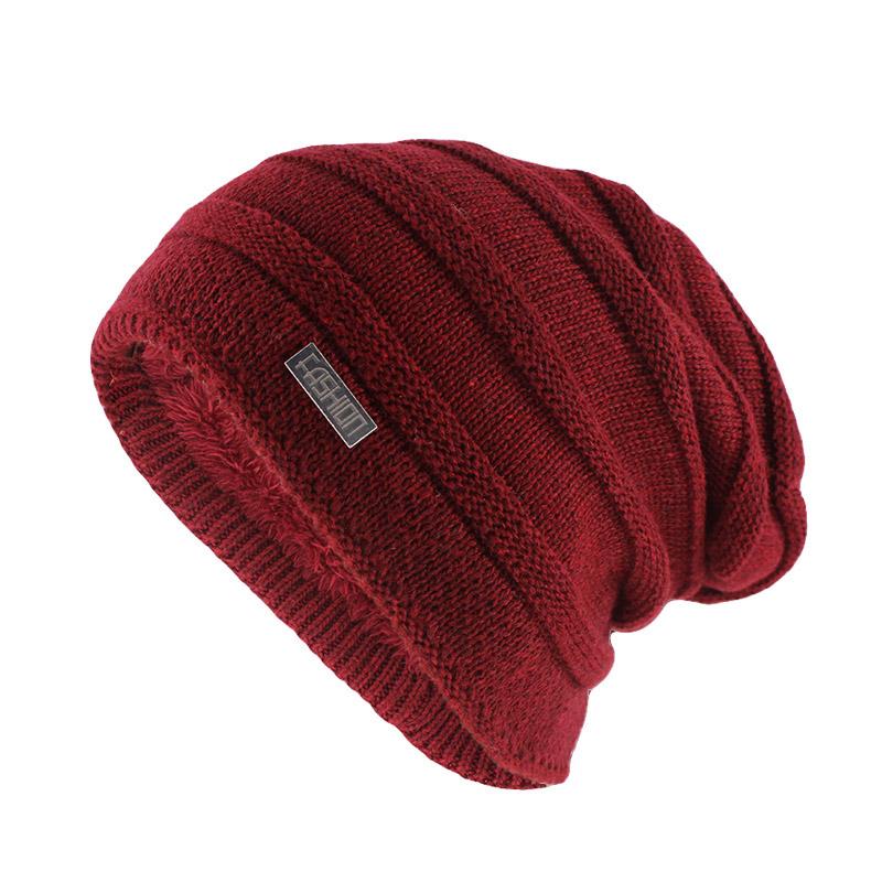 Striped Knit Winter Hat, Beanie or Skullie
