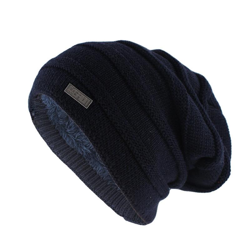 Striped Knit Winter Hat, Beanie or Skullie