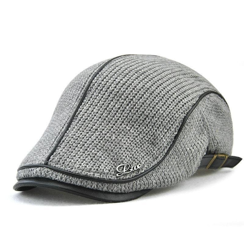 Wool Knitted Buckled Ivy Irish Cabbie Scally Duckbill Gatsby Flat Cap
