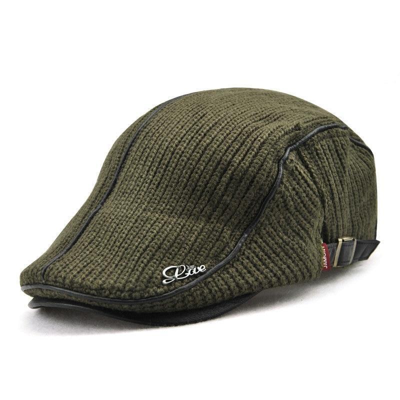 Wool Knitted Buckled Ivy Irish Cabbie Scally Duckbill Gatsby Flat Cap