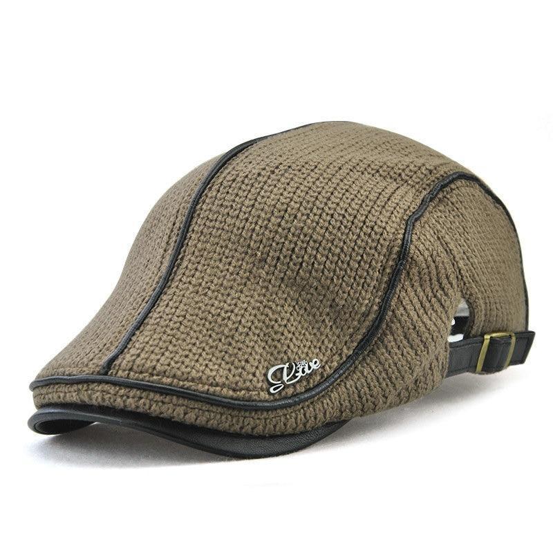 Wool Knitted Buckled Ivy Irish Cabbie Scally Duckbill Gatsby Flat Cap