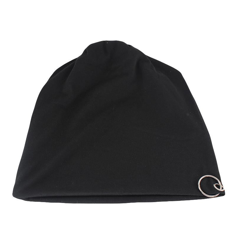 Solid Color Beanie or Skullie with Hoop