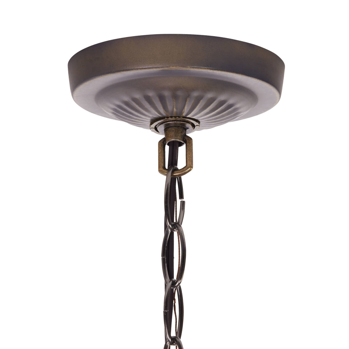 River of Goods Hanging Lamp - Amber, Red, Orange & Brown