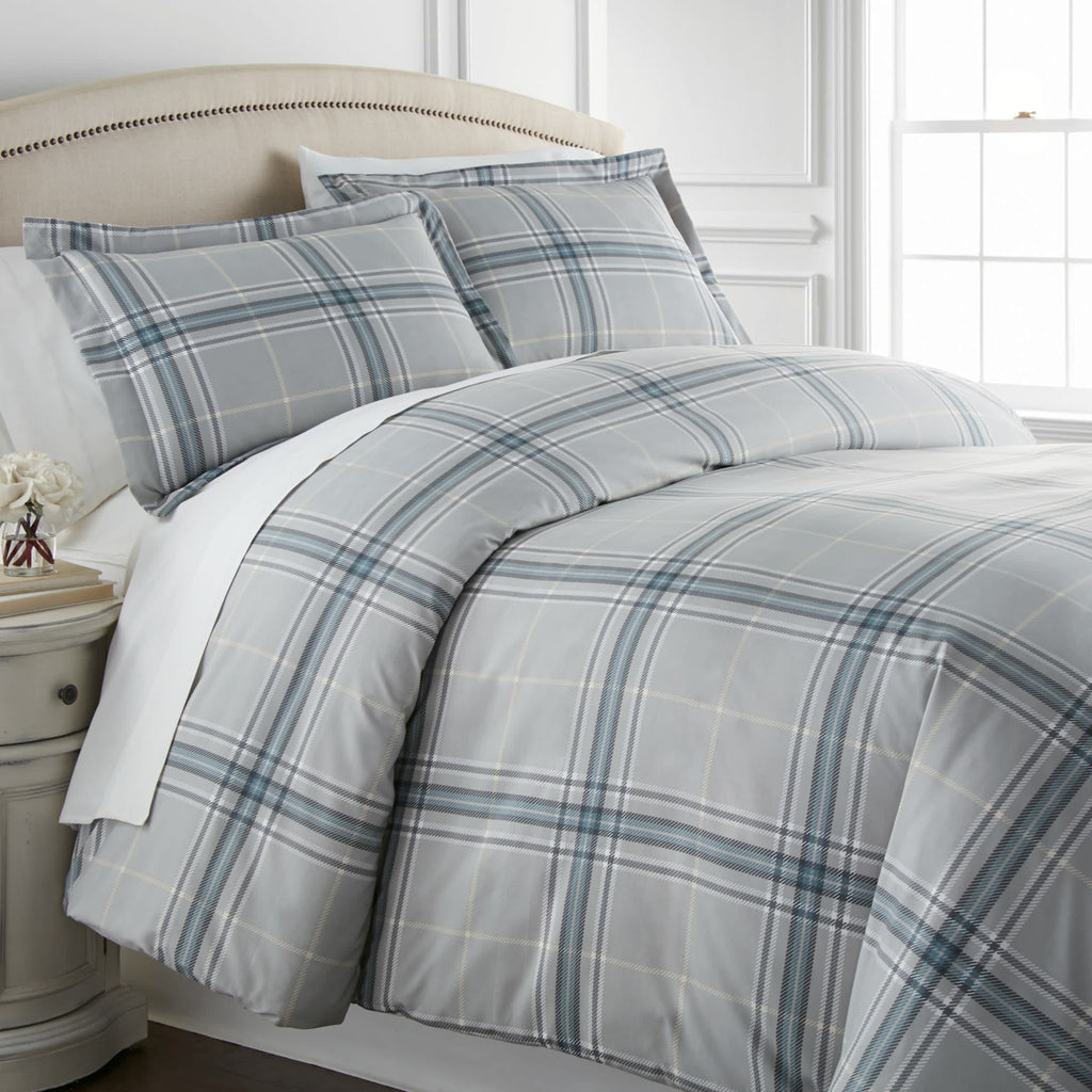 Southshore Fine Linens Vilano Plaid Duvet Set
