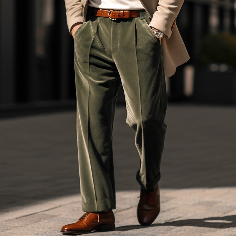Gareth | Maßgeschneiderte Hose mit geradem Bein