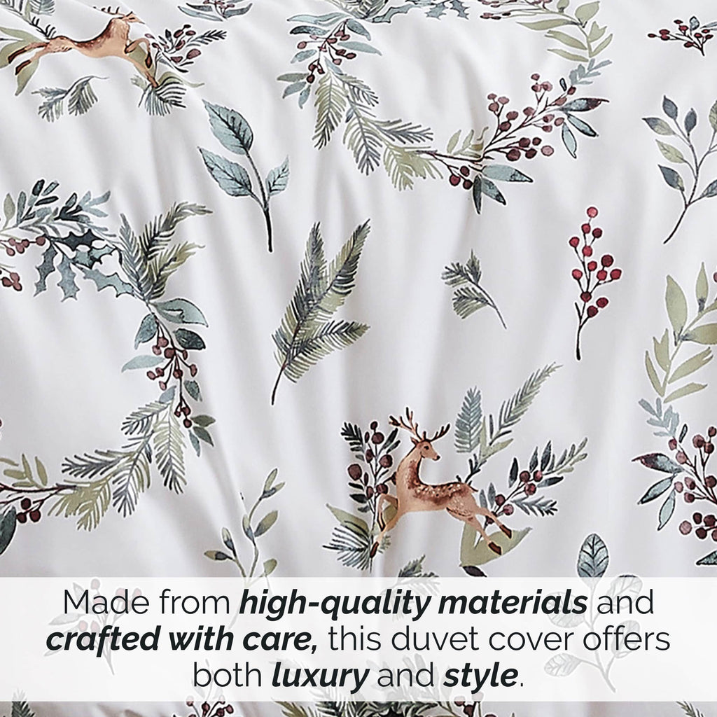 Southshore Fine Linens Happy Holidays Oversized Duvet Cover Set