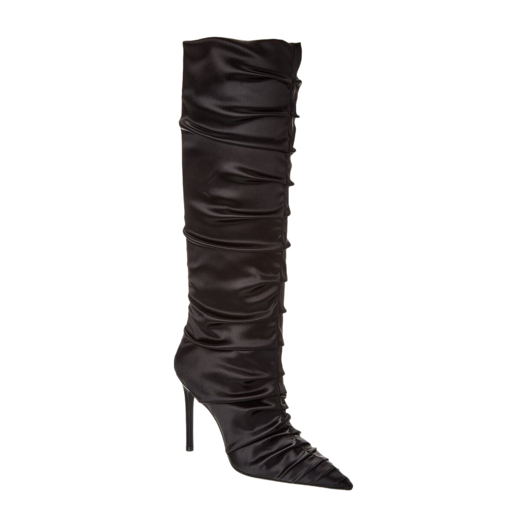 Stuart Weitzman Strt Ruched 100 Satin Knee-High Boot
