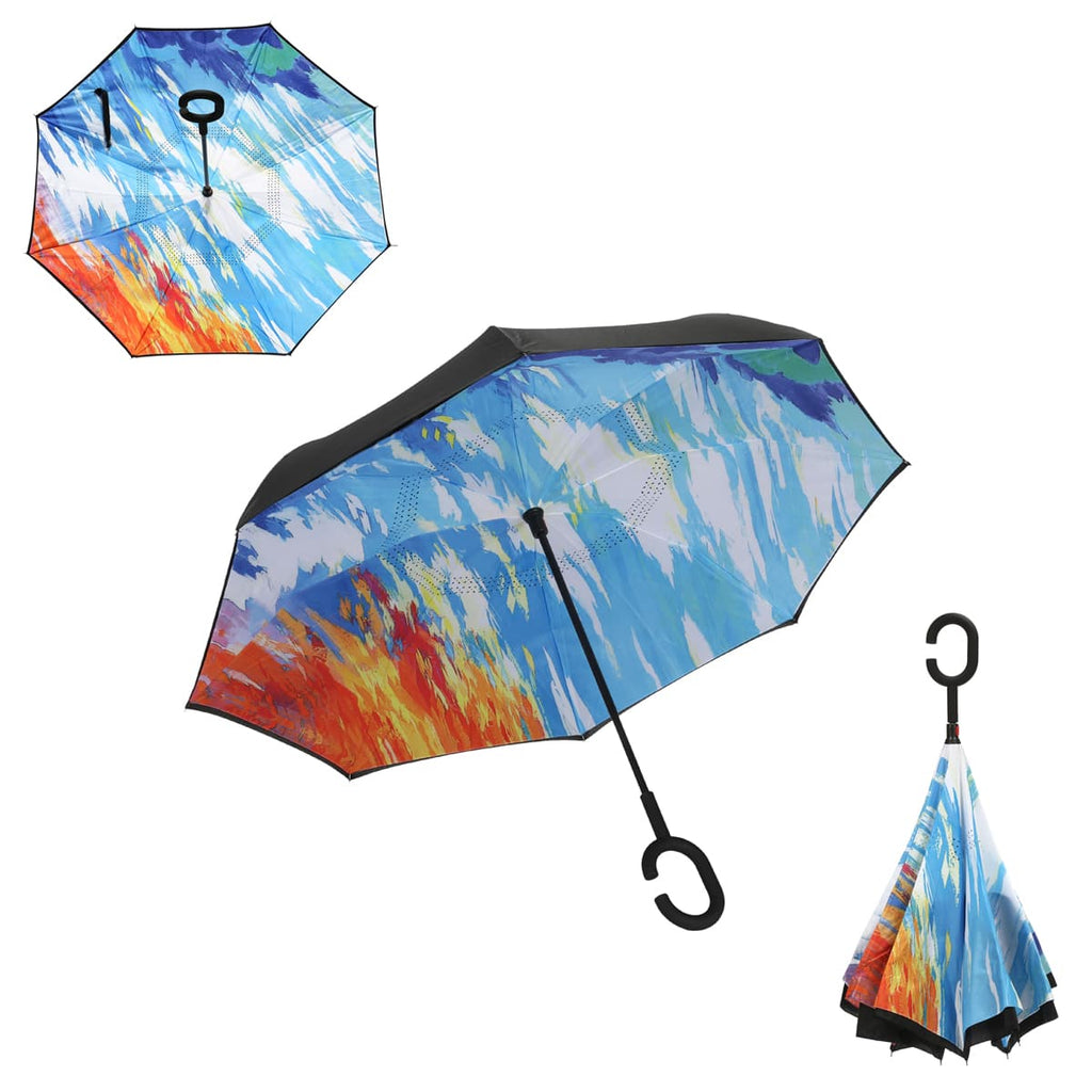 Wind-Proof, Reverse Opening, Upside Down Umbrella