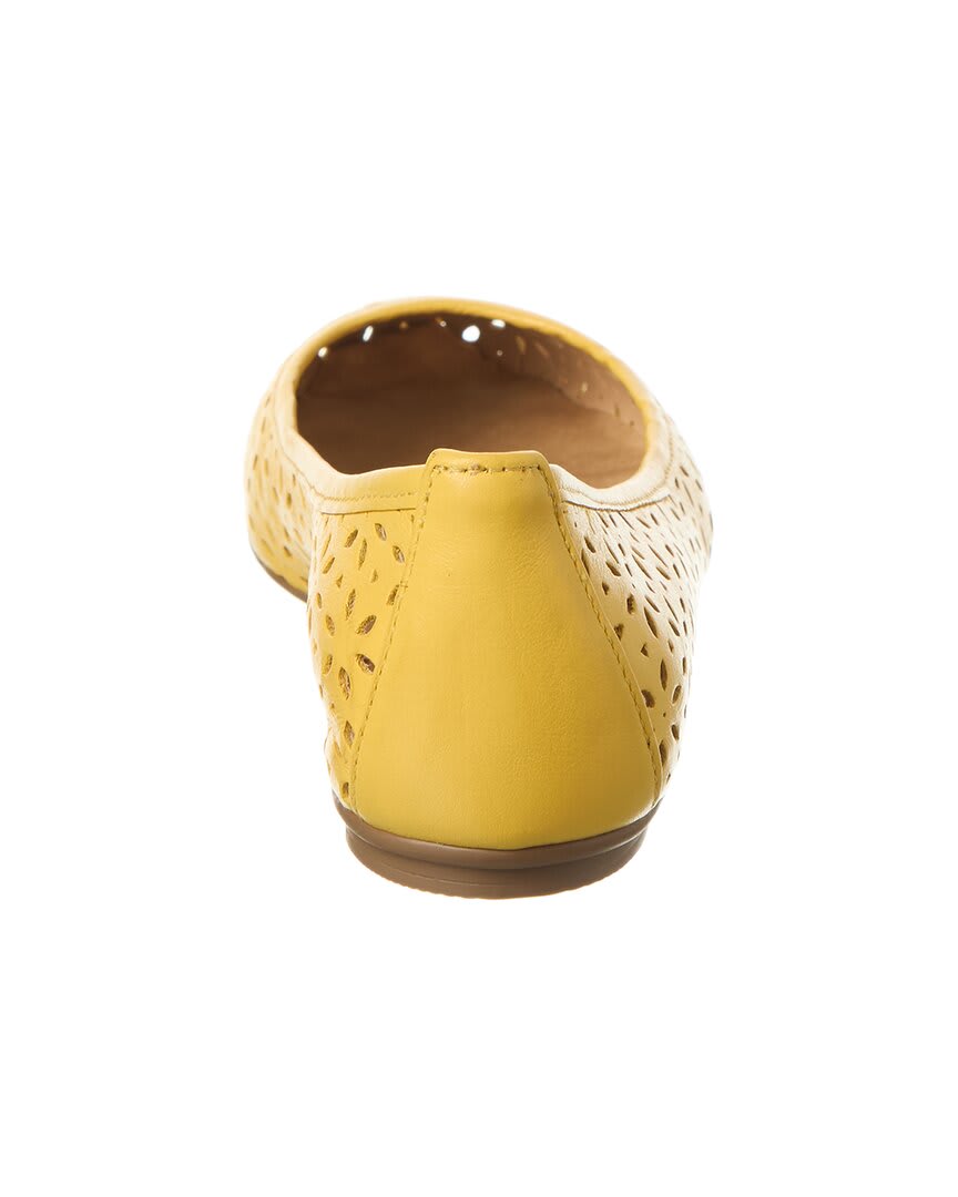 French Sole Leyla Laser Cut Leather Flat