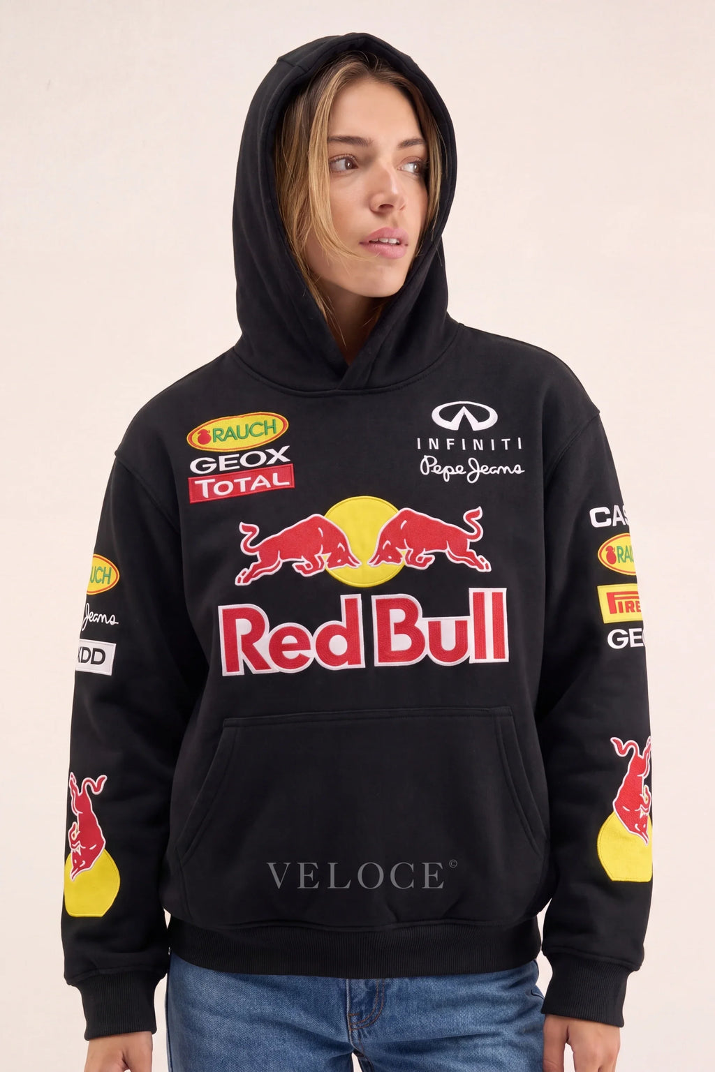 Red Bull Racing F1 Hoodie - Full Embroidered Edition
