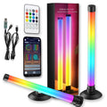 RGB Monitor Light Bars, 2-Piece USB Backlight Set with App and Remote Control