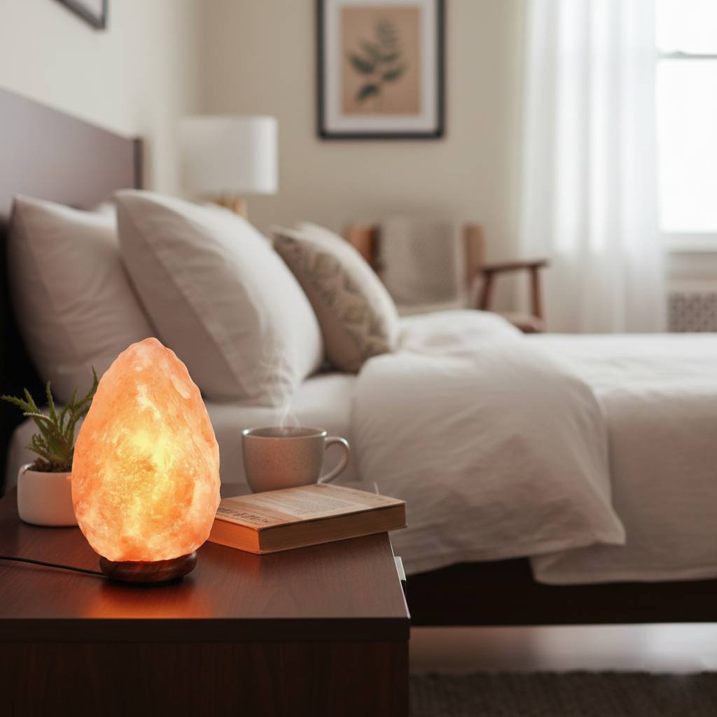Infinite Basics Himalayan Rock Salt Lamp Soothing Soft Light