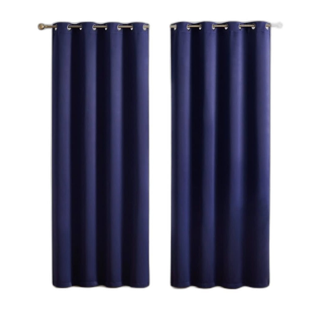 Thd Cambridge 100% Blackout Total Privacy Grommet Window Treatment Curtain Panels - Set of 2
