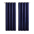 Thd Cambridge 100% Blackout Total Privacy Grommet Window Treatment Curtain Panels - Set of 2