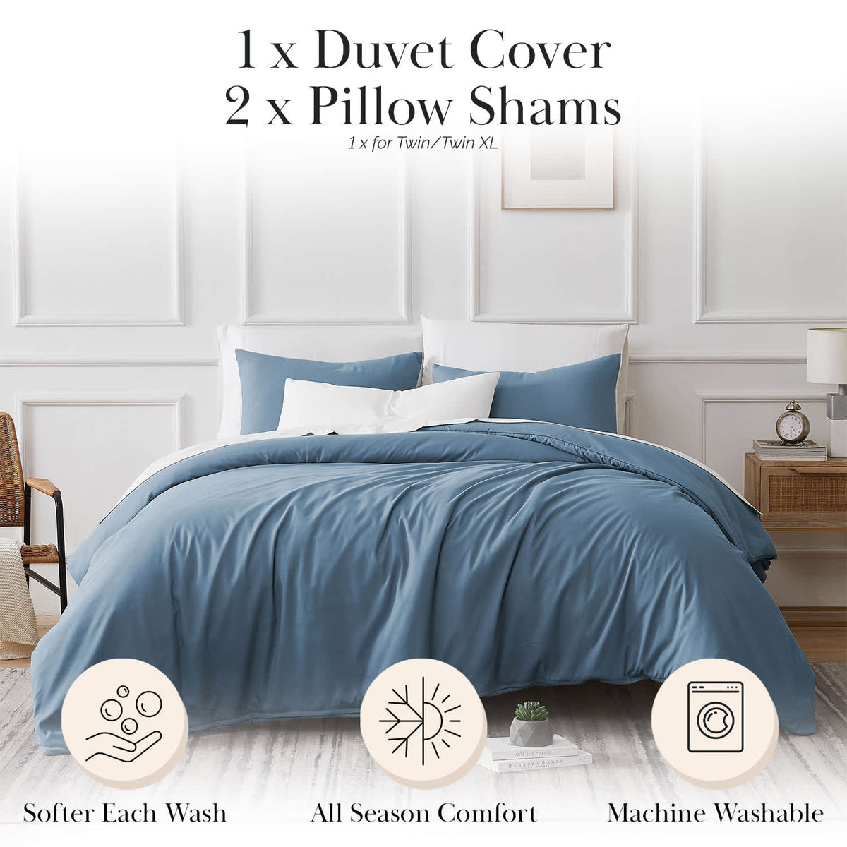 Southshore Fine Linens Vilano Duvet Cover Set