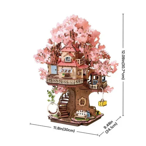 Robotime DIY Sakura Tree House Kit TGS04