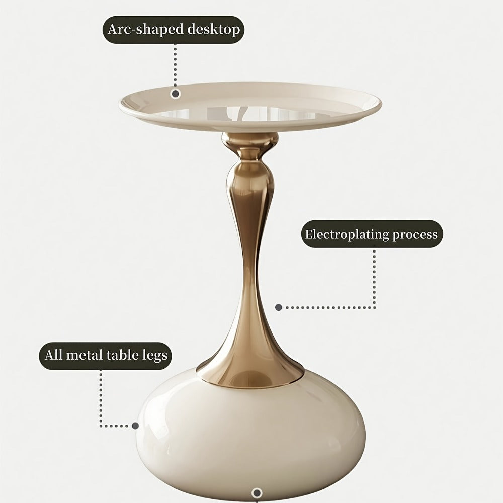 Round Metal Side Tables And Accent Tables for Entryway and Living Room