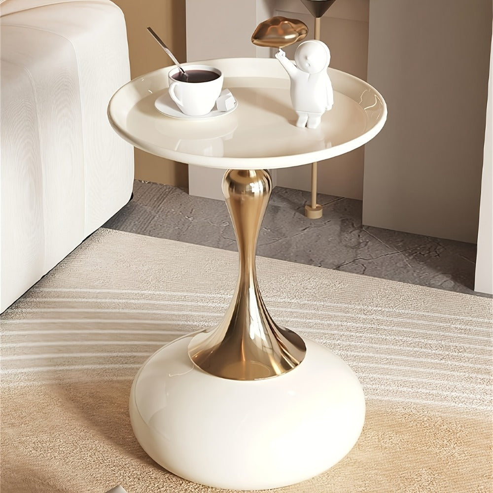 Round Metal Side Tables And Accent Tables for Entryway and Living Room