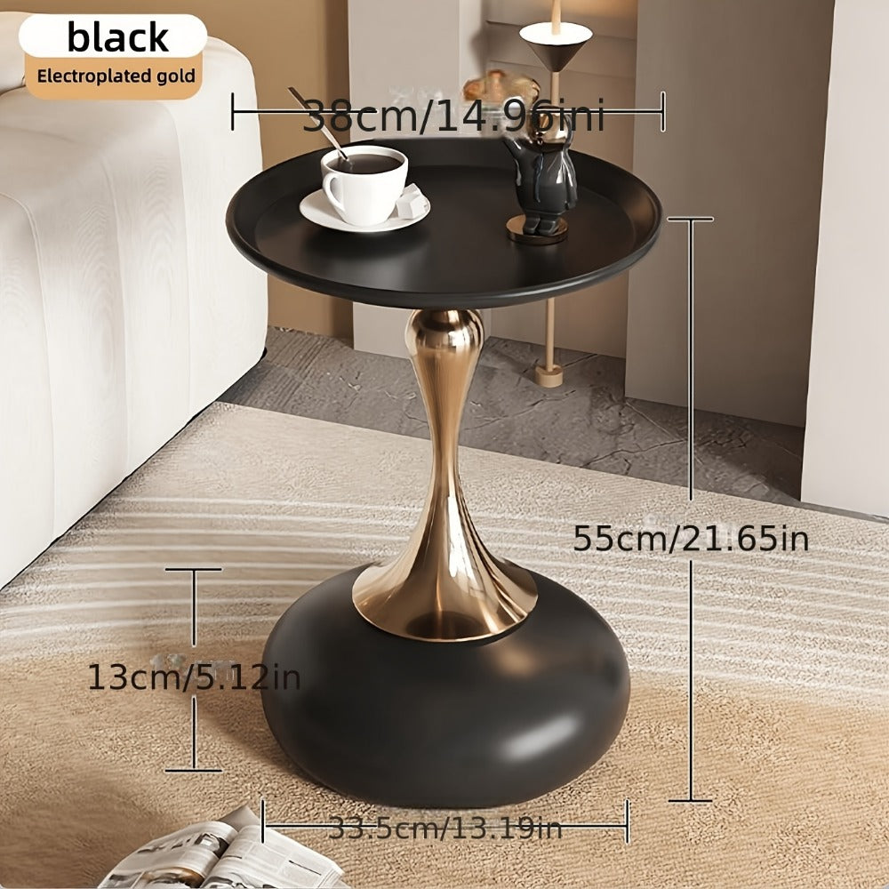 Round Metal Side Tables And Accent Tables for Entryway and Living Room