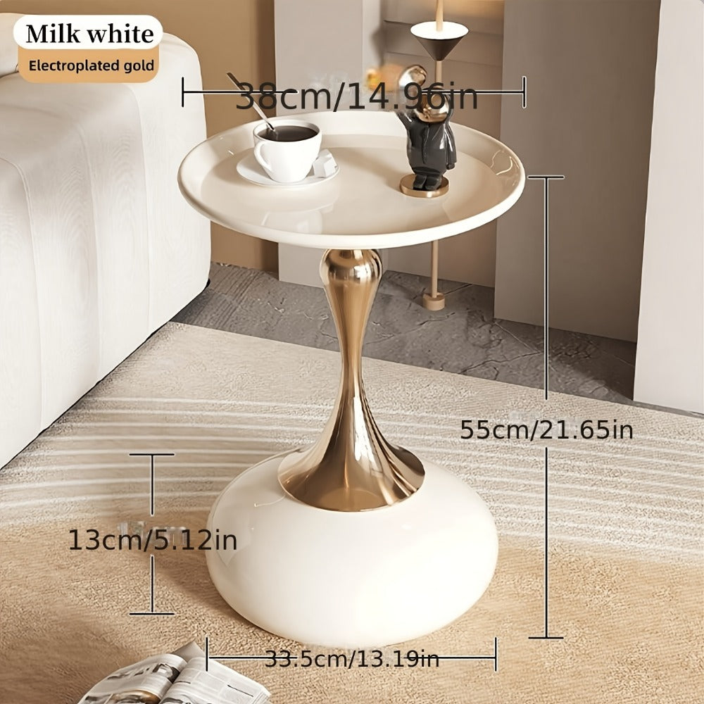 Round Metal Side Tables And Accent Tables for Entryway and Living Room