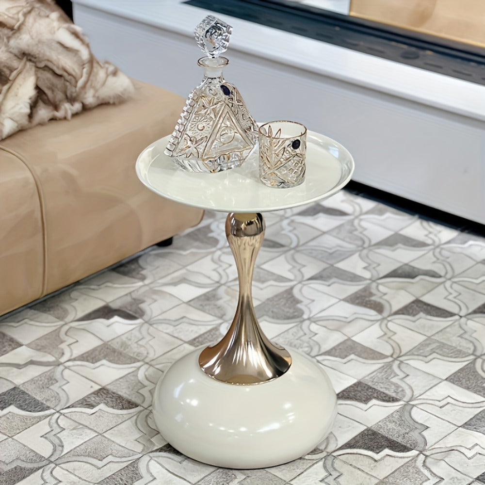 Round Metal Side Tables And Accent Tables for Entryway and Living Room
