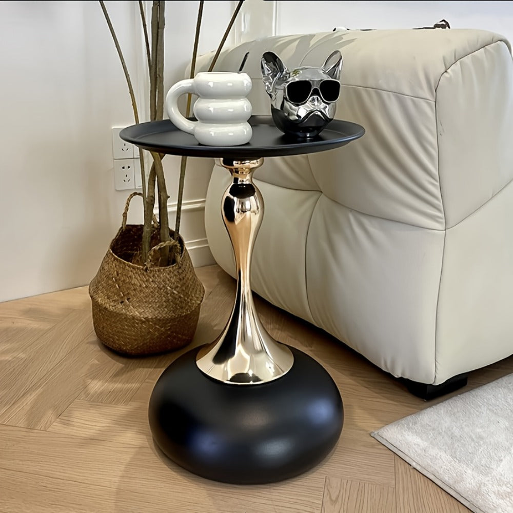 Round Metal Side Tables And Accent Tables for Entryway and Living Room