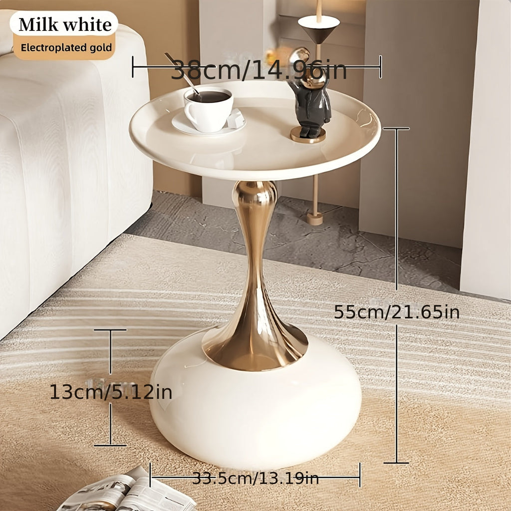 Round Metal Side Tables And Accent Tables for Entryway and Living Room