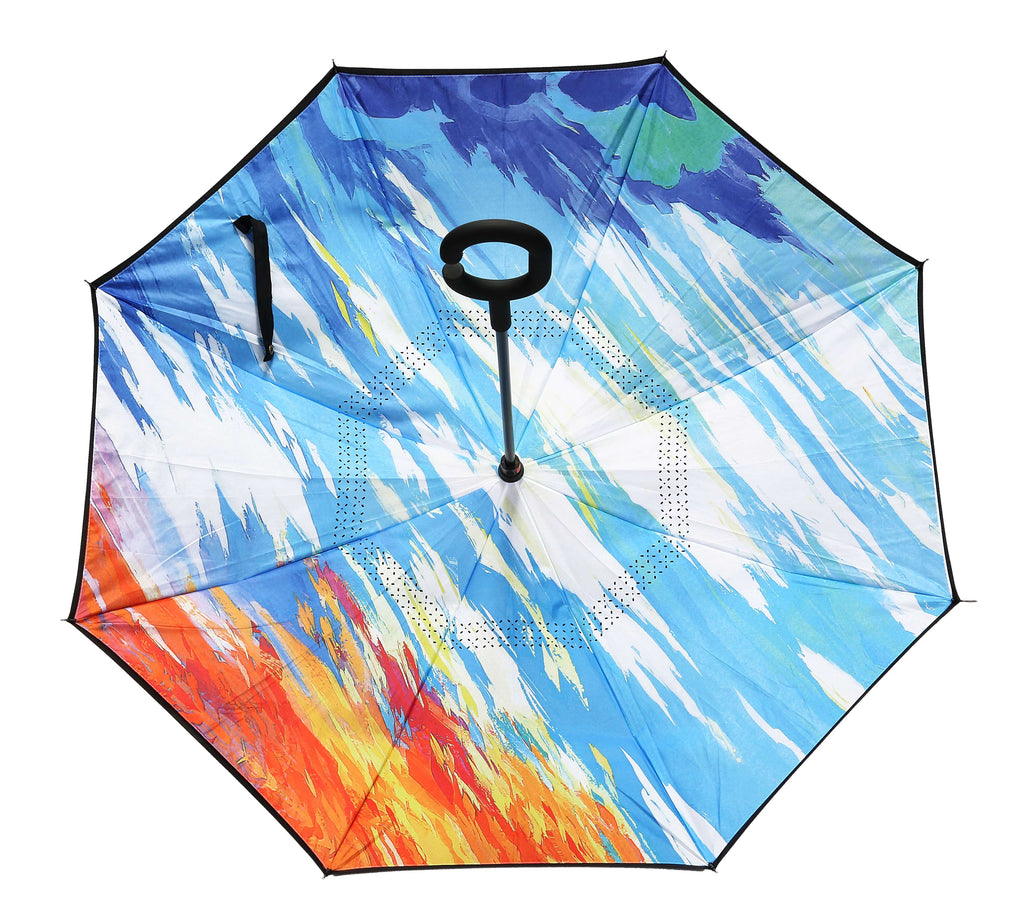 Wind-Proof, Reverse Opening, Upside Down Umbrella