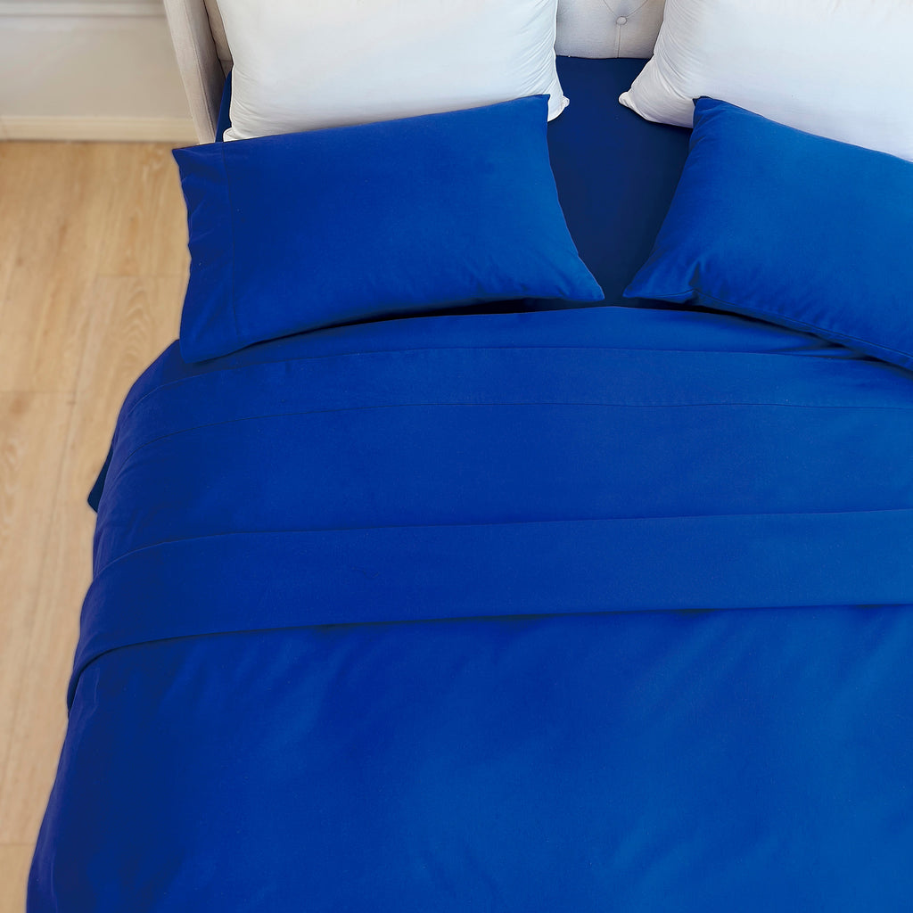 Elegant Comfort 4-Piece Cotton Flannel Sheet Set - 100% Turkish Cotton