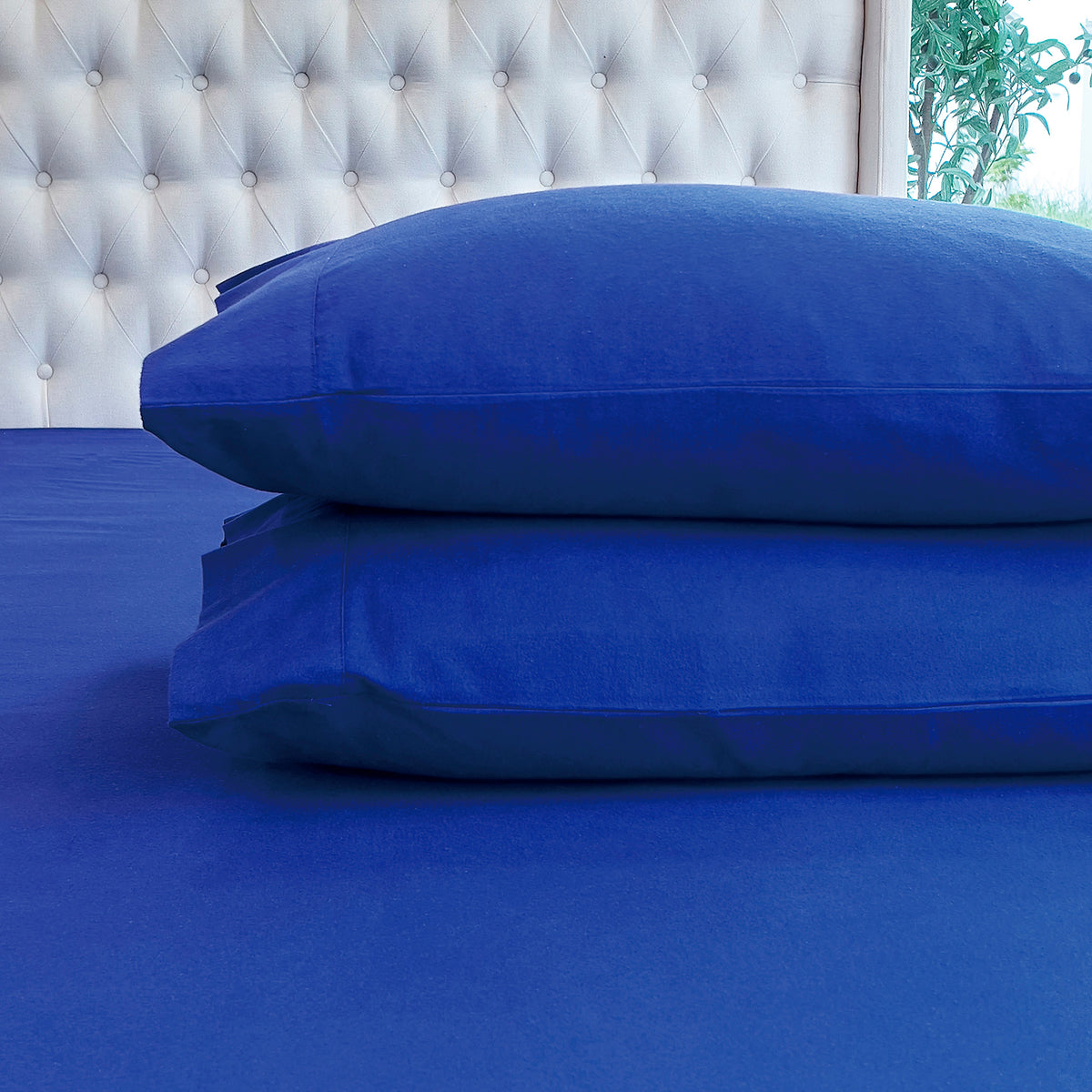 Elegant Comfort 4-Piece Cotton Flannel Sheet Set - 100% Turkish Cotton