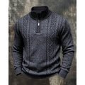Colby | Strukturierter Quarter-Zip-Pullover