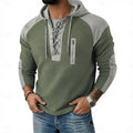 Rory | Lace-Up Textured Hoodie