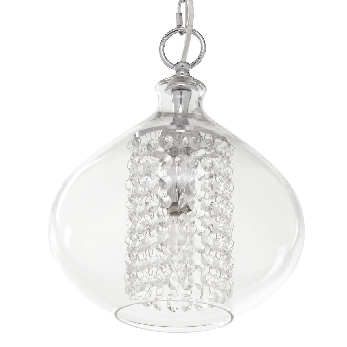 River of Goods Clear Glass Hanging Lamp